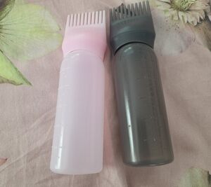 2 Hot Oil/ Dye Applicator Bottles
